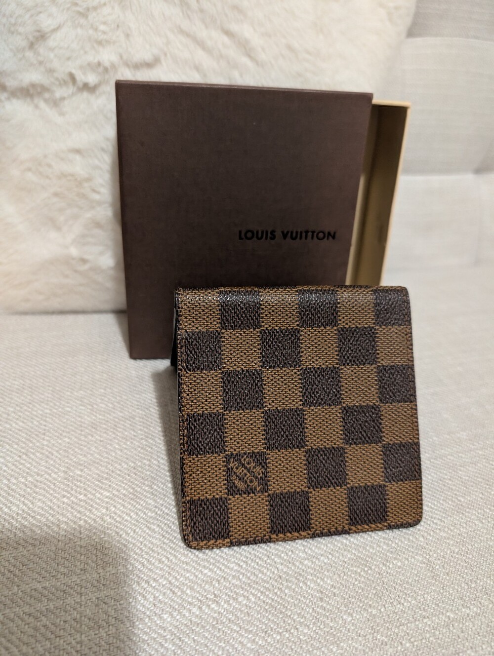 2003 Louis Vuitton Brown Damier Men's Wallet - Picture 10 of 11